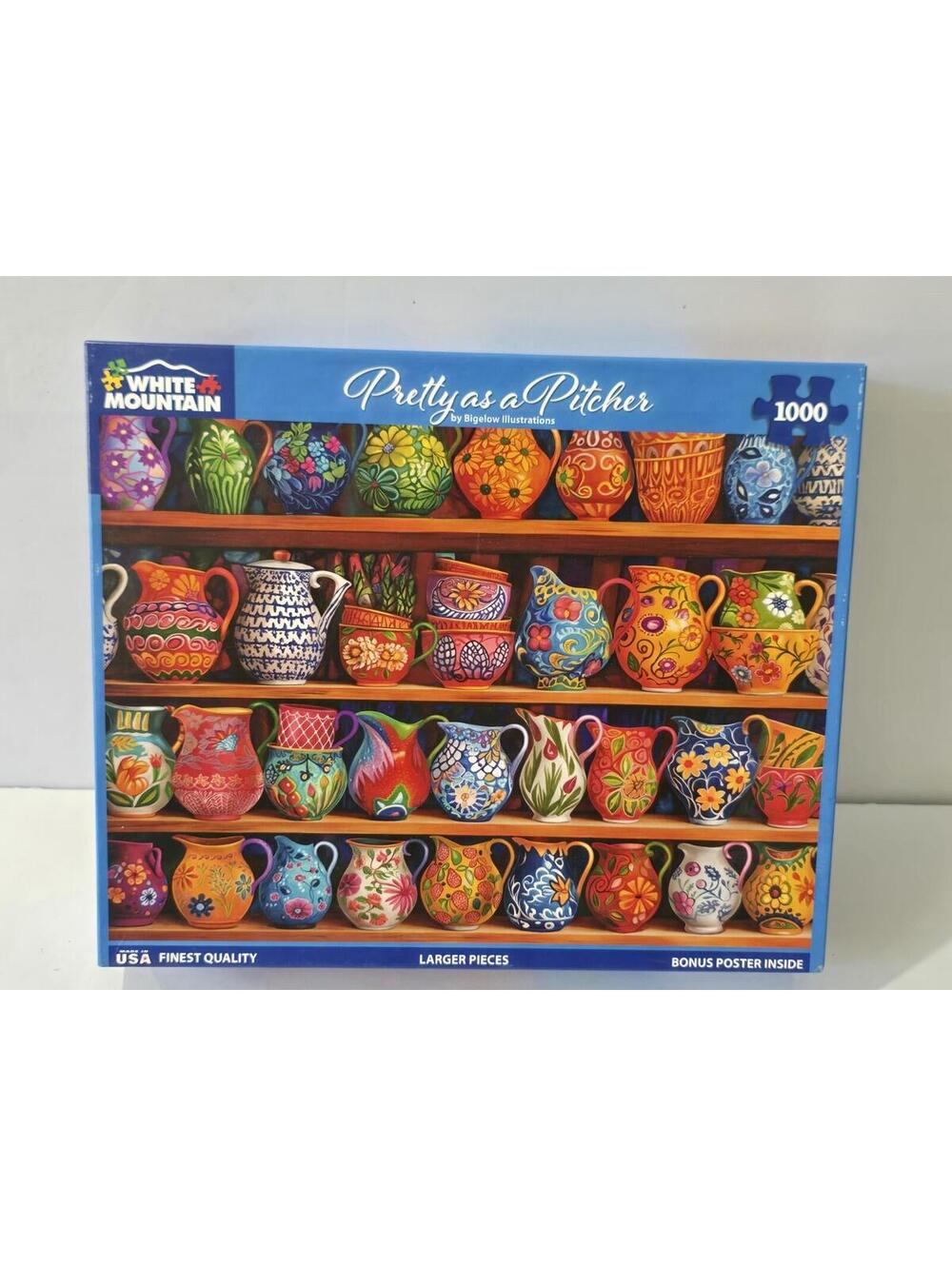 White Mountain Pretty As A Pitcher 1000 Pc Puzzle 2024